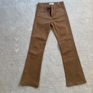 Frame waxed jean - le crop mini boot size 24